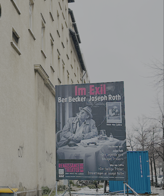 Featured image for “Ben Becker liest Joseph Roth – ein absolut perfektes Match und ein Plädoyer für diesen großen Schriftsteller”